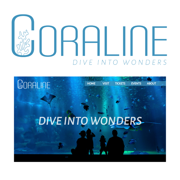 Coraline Logo & Web Design