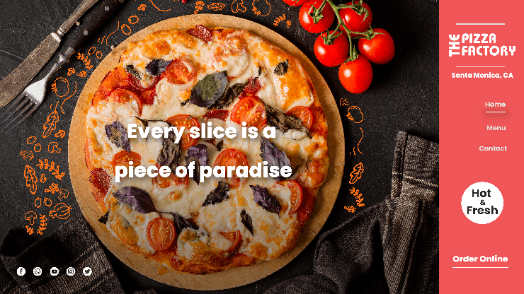 The Pizza Factory Website